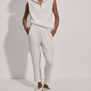 NWOT (Varley) The Rolled Cuff Pant 25" in Ivory Marl